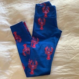 Goldsheep lobster leggings
